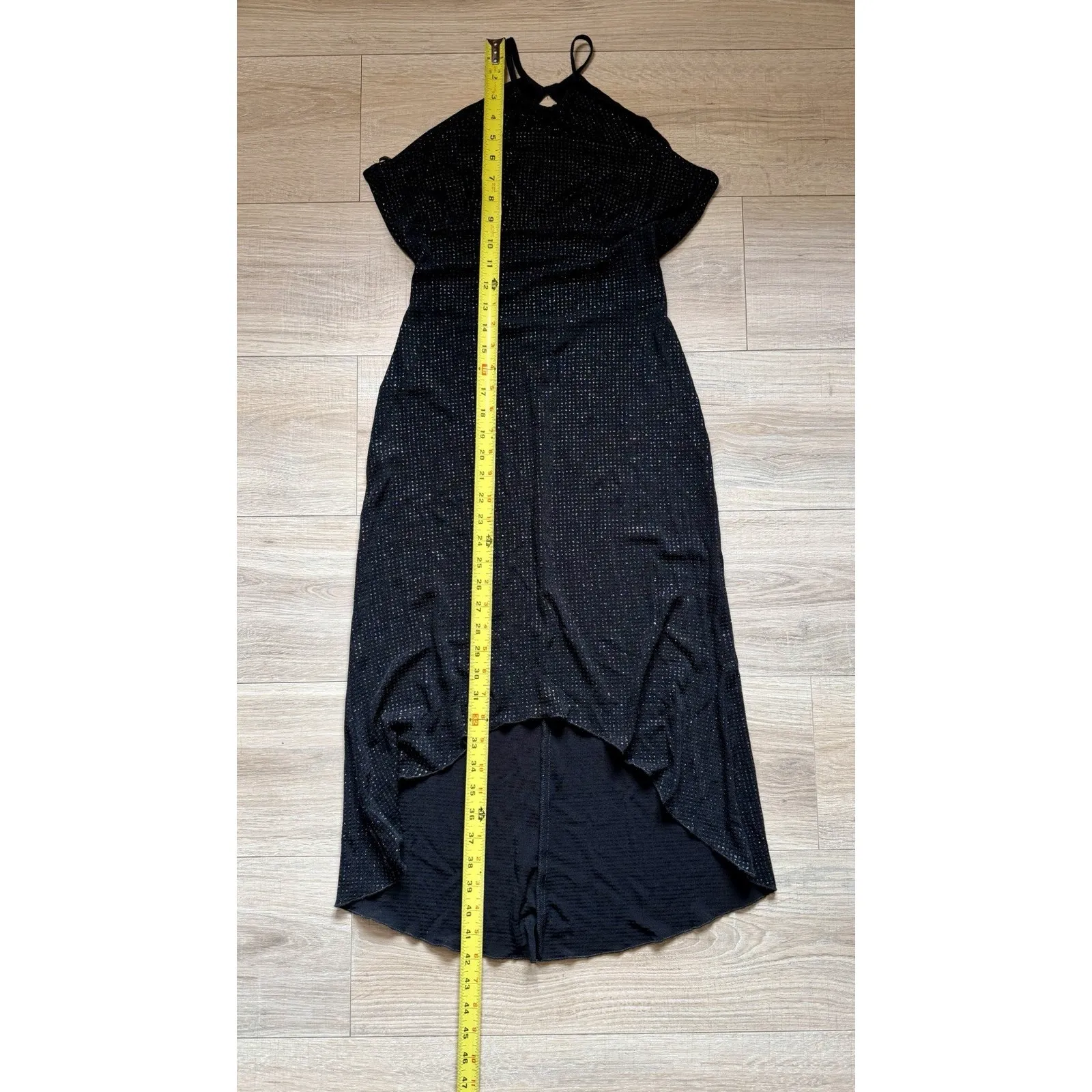 Wet Seal Black Halter Neck Bodycon Dress Open Back High - Image 10