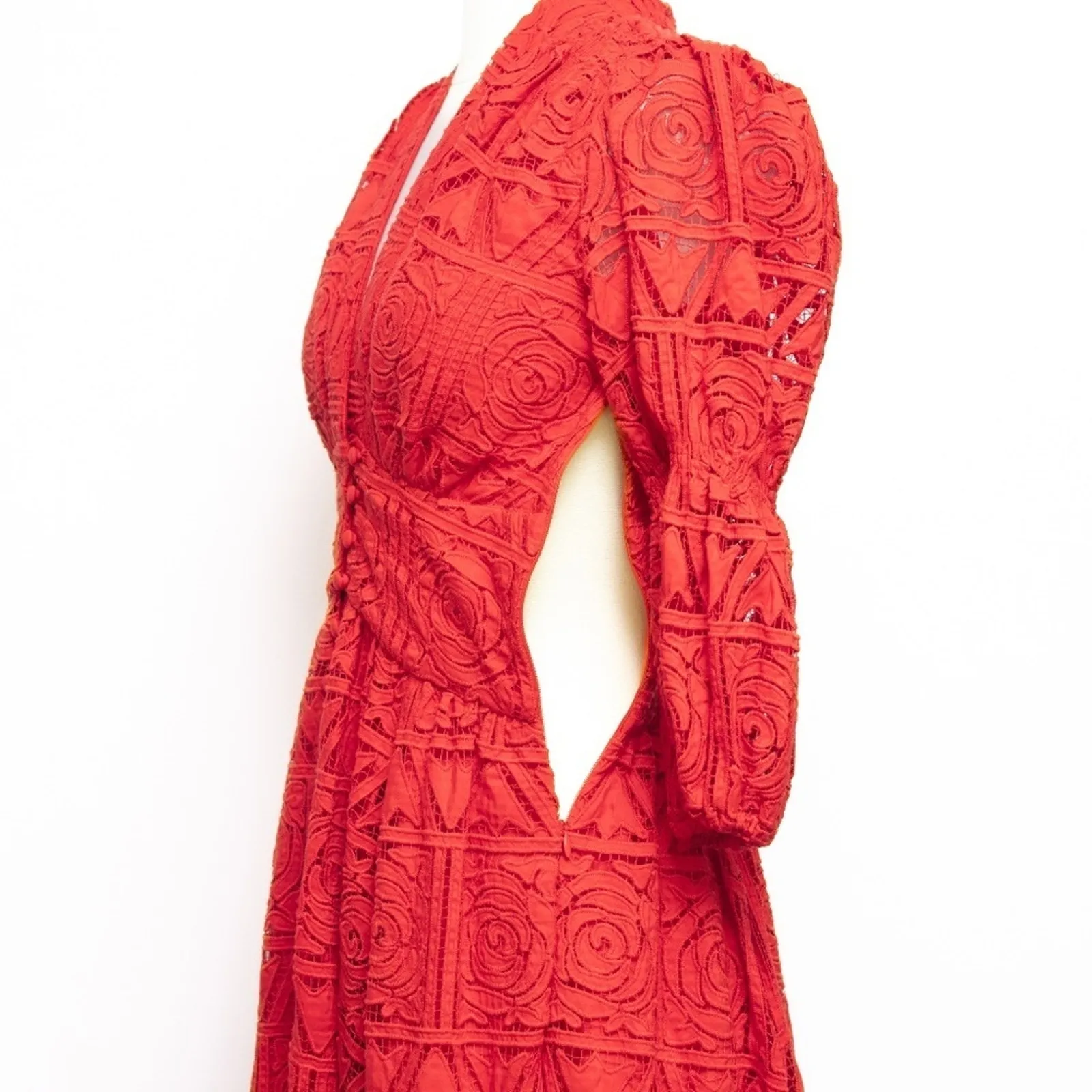 Cult Gaia . Willow Lace Dress. - Image 13