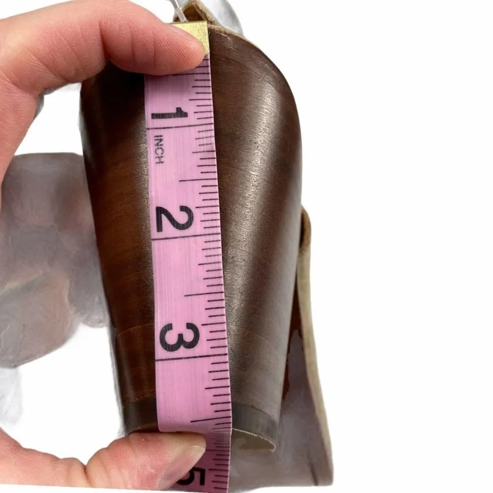 NEW Frye Carolina Ash Tan Sling Peep-Toe Suede Boot- 10 - Image 6