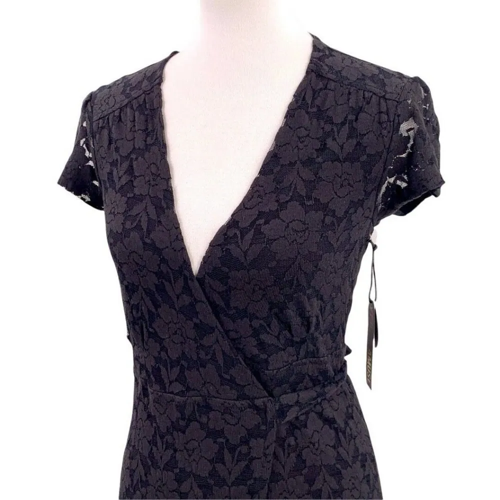 Amuse Society Great Lengths Black Lace Maxi Dress - Image 4