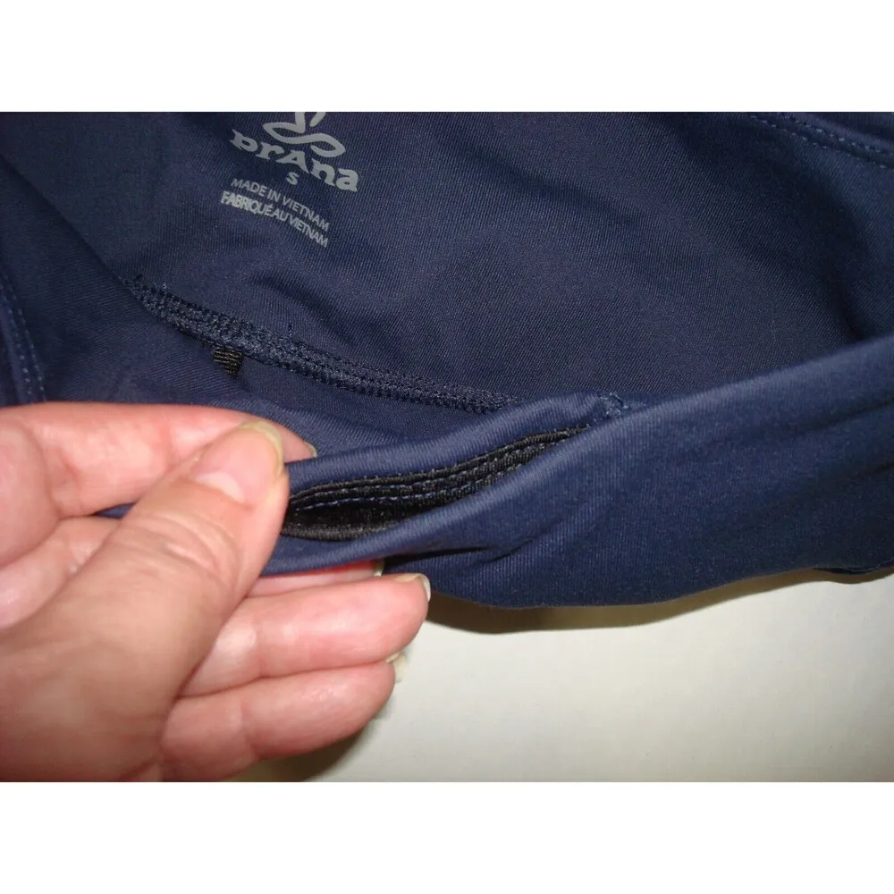 NWT New Prana Transform Capri High Waist S Legging Womens Yoga Pilates Navy Blue - Image 7
