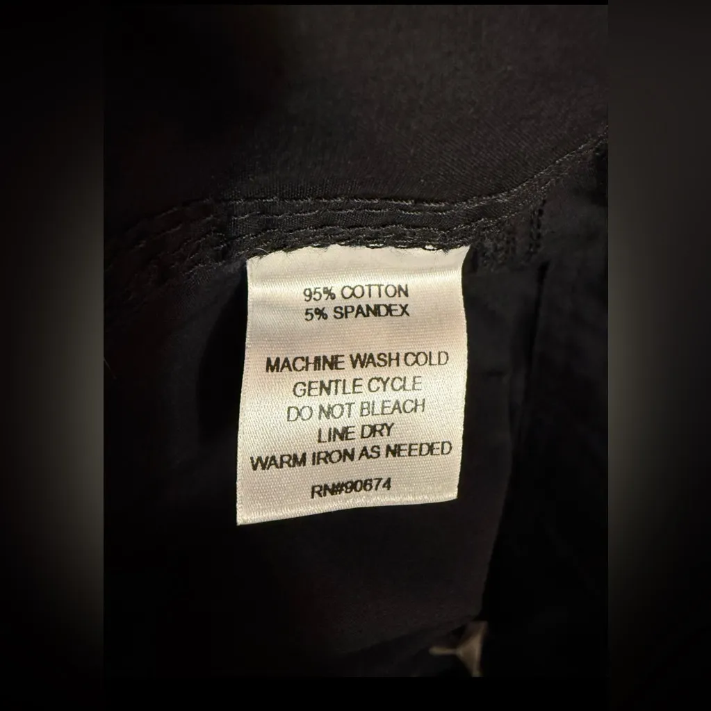 Boston Proper Black Cargo Convertible Cotton/Spandex Pant - NWT -18 - Image 3