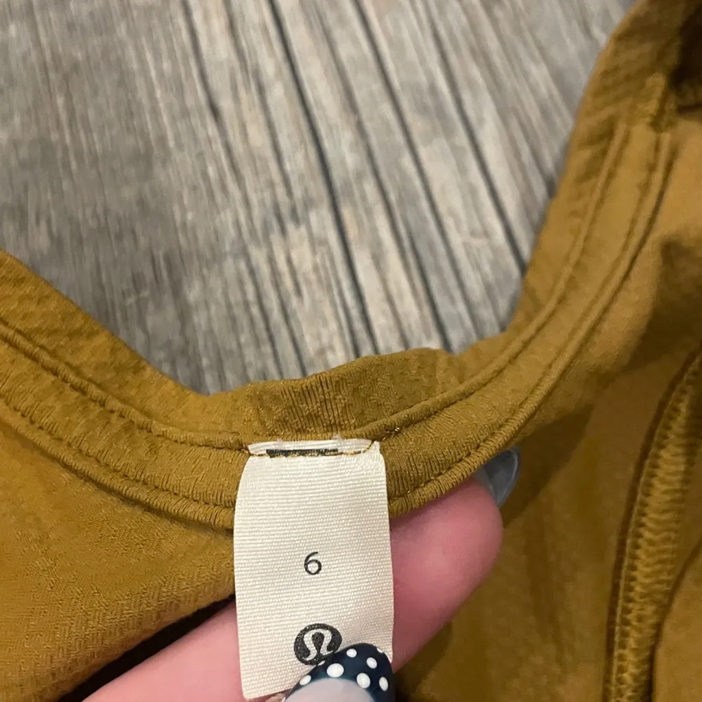 Lululemon Mustard Yellow Tank Top - Image 5