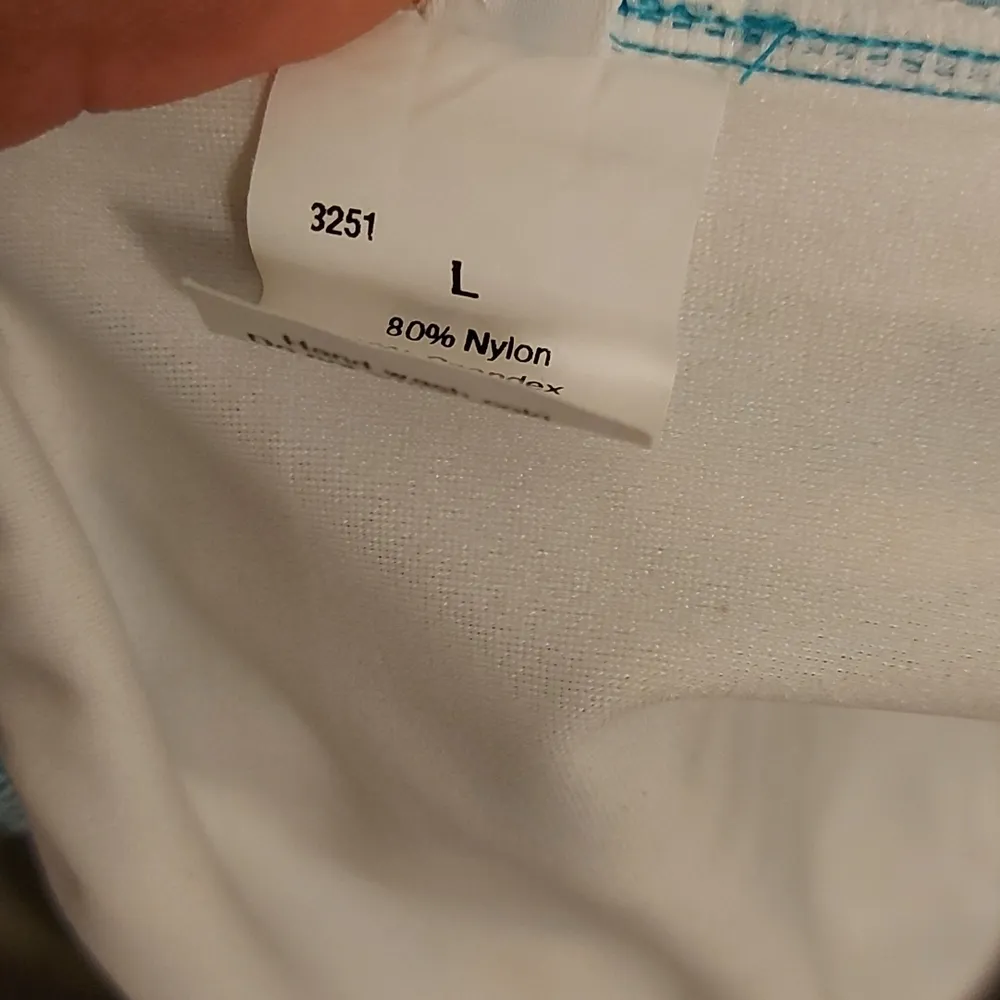 J. Crew White/Blue Bikini Set SIZE M/L - Image 6