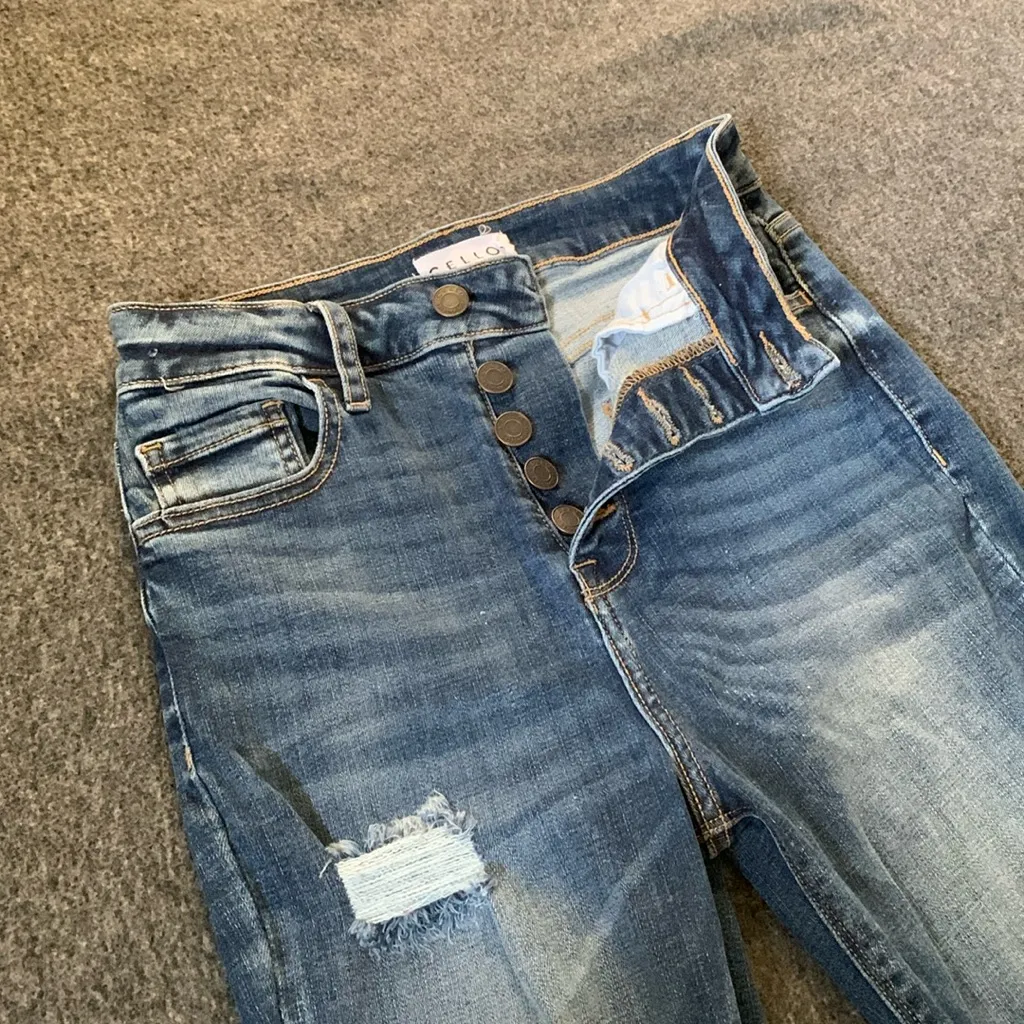 Cello Ripped Style Skinny Jeans - Image 3