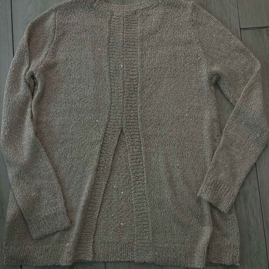 Jack Sequin Open Back Sweater - Image 4