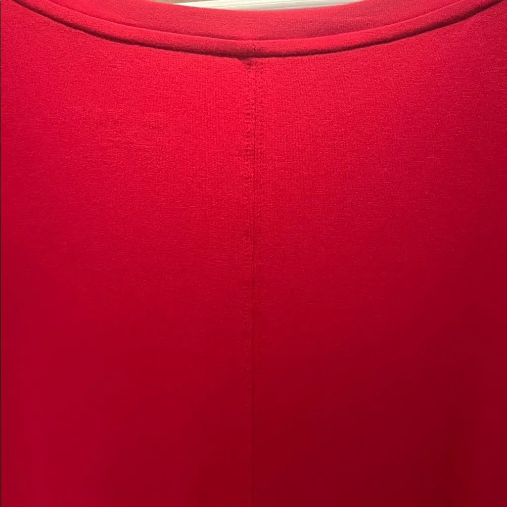 New Ava & Viv Women’s Drapy Shortest Sleeve T Shirt Red Size 2X NWT - Image 7