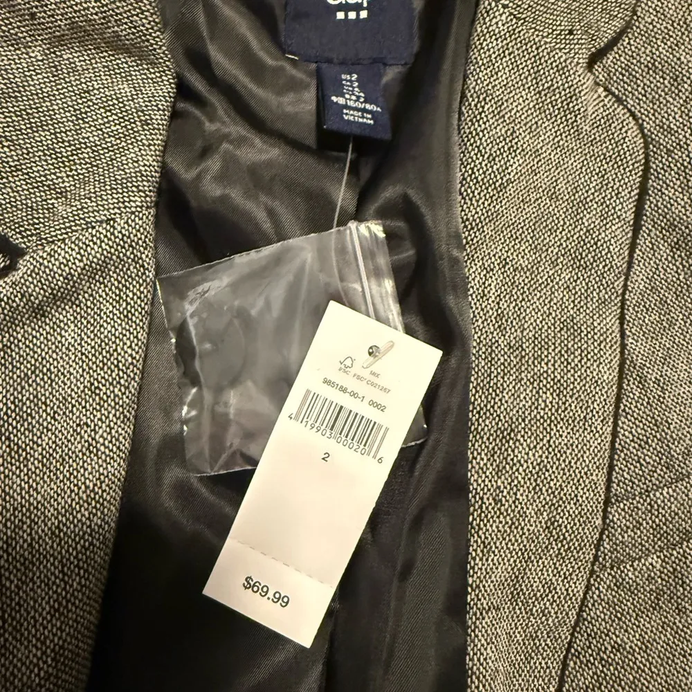 Gap  Tweed Gray Blazer - Image 8
