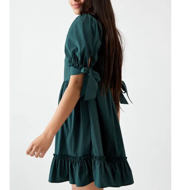 🥳 HP 🥳 NWT LA Hearts Tie Sleeve Babydoll Dress - Image 5