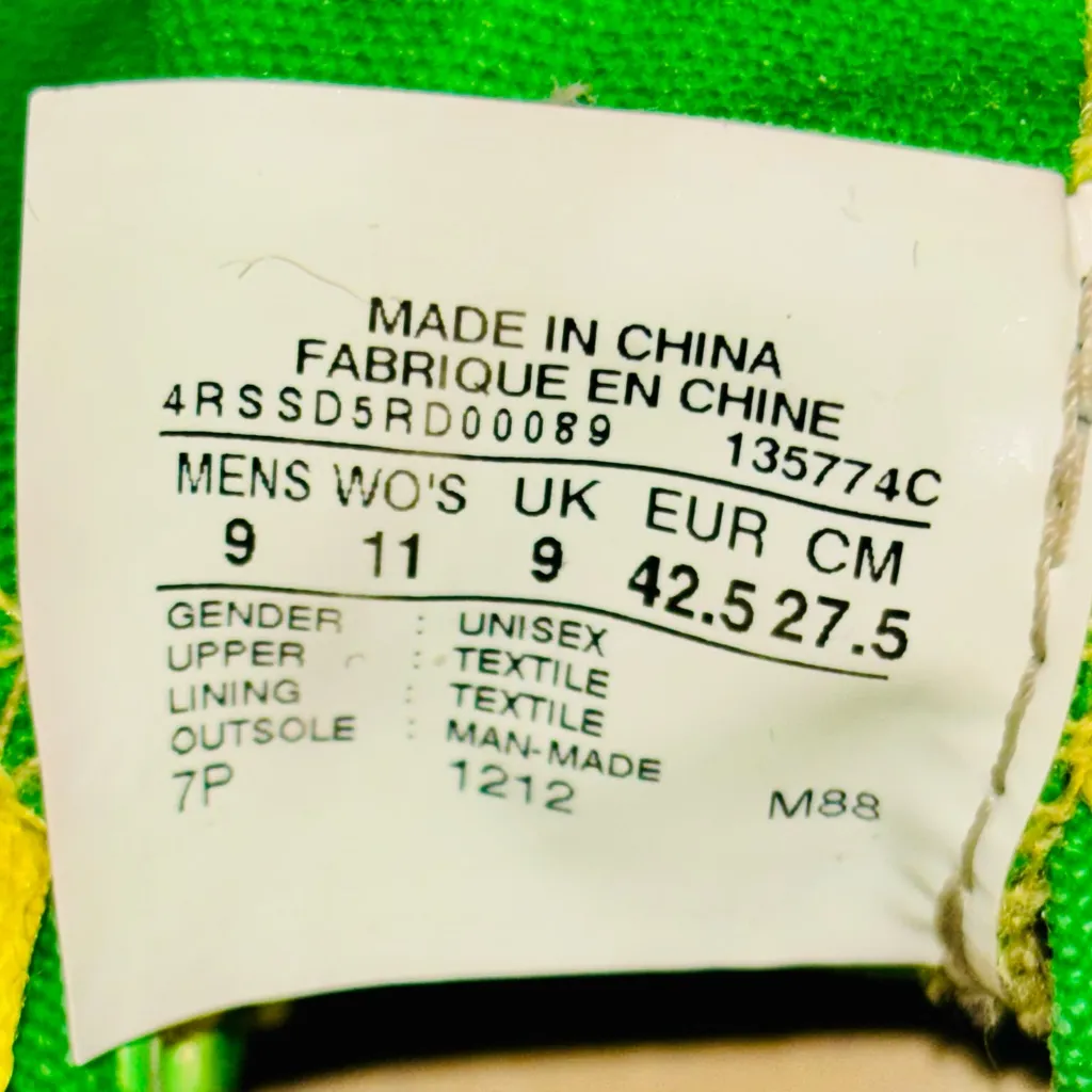 DC Comics CONVERSE Green/Purple Batgirl ? Question Mark Hi Top Sneakers W11 M9 - Image 12