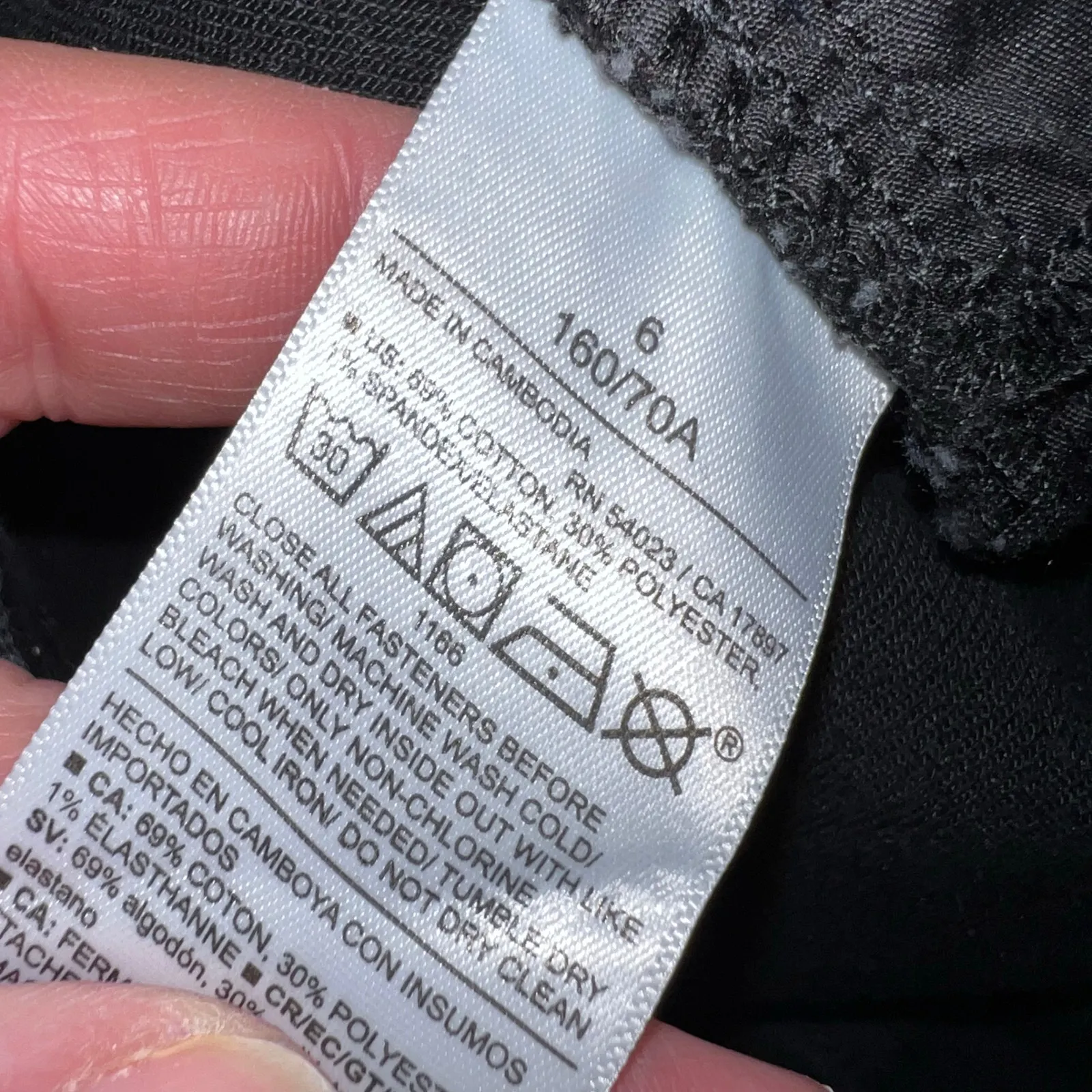 Old Navy Womens Denim Blue Jean Shorts High Rise WOW Fit Black Stretchy Size 6 - Image 6