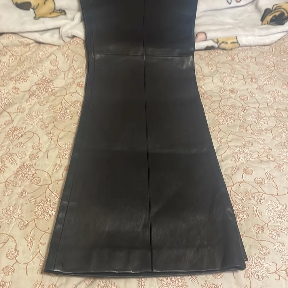 Adam Lippes  leather pants - Image 3