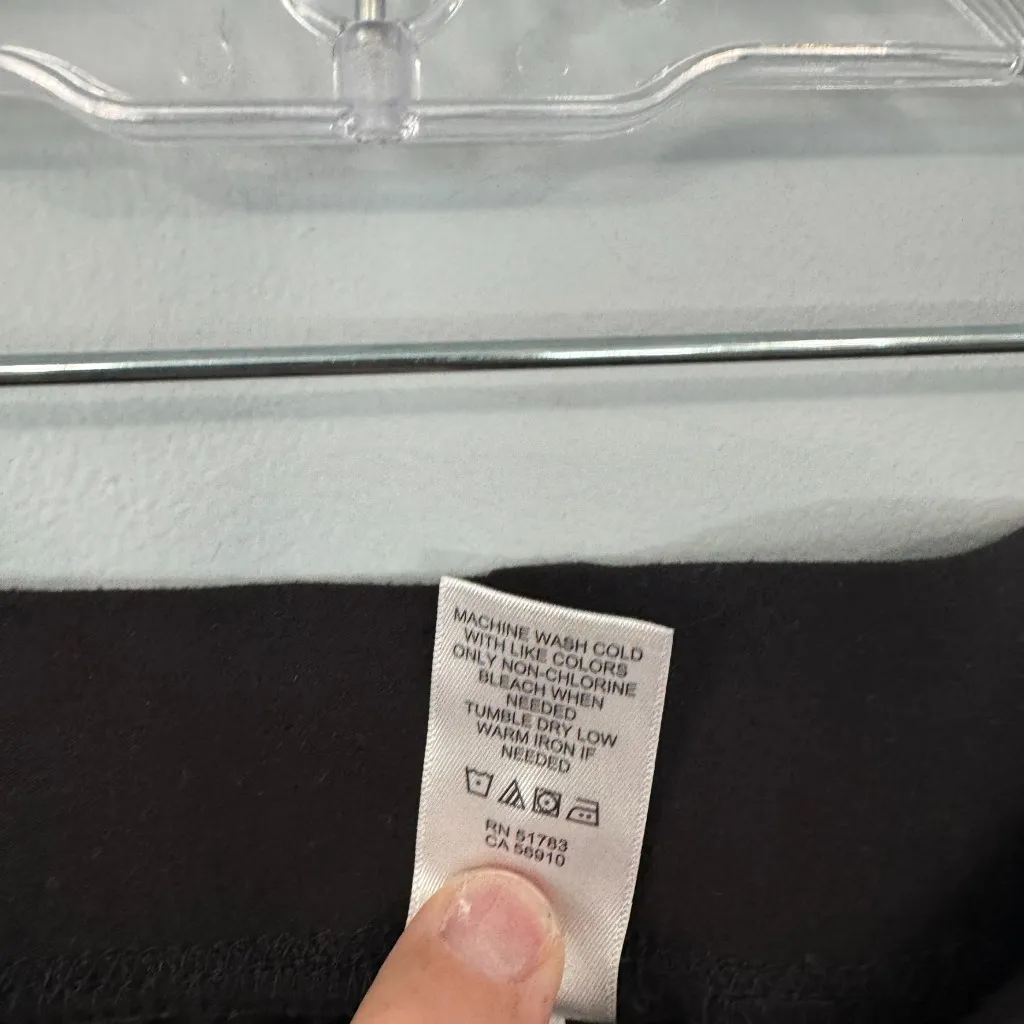 Maurices Solid Black Pull On Pants Women's Size Large Polyester & Spandex Casual - Image 3