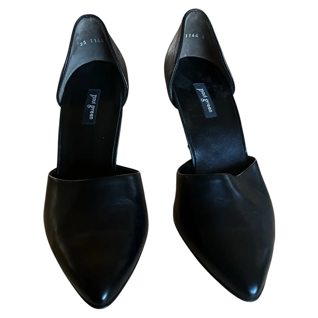 Paul Green  Black Leather Pumps - Image 5
