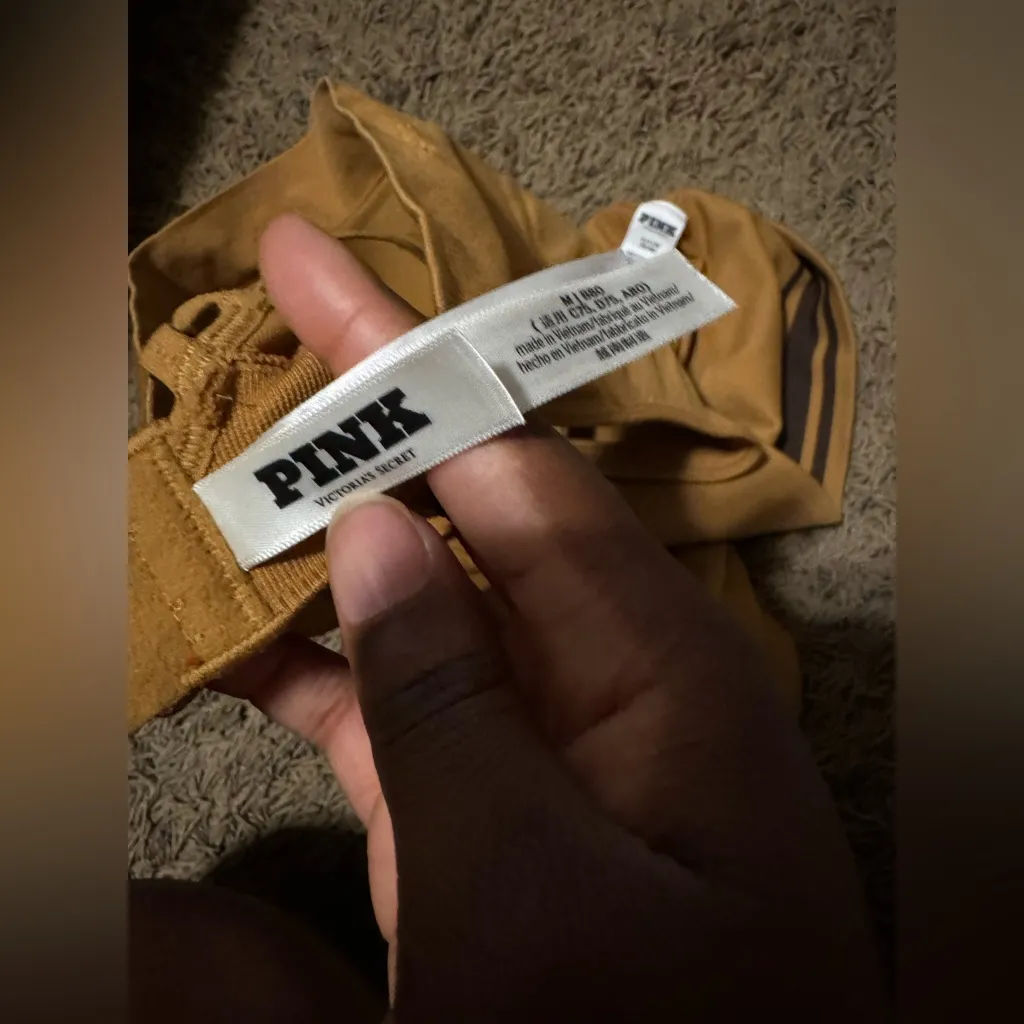 PINK Victoria's Secret Mustard Workout Set. - Image 6