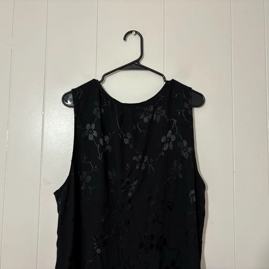 Spencer Alexis Vintage Y2K Black floral goth grunge top size Womens Size 3X - Image 6