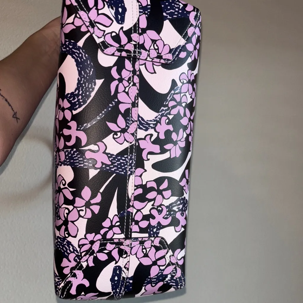 Kate Spade New York Snake Garden Printed Reversible Tote - Image 7