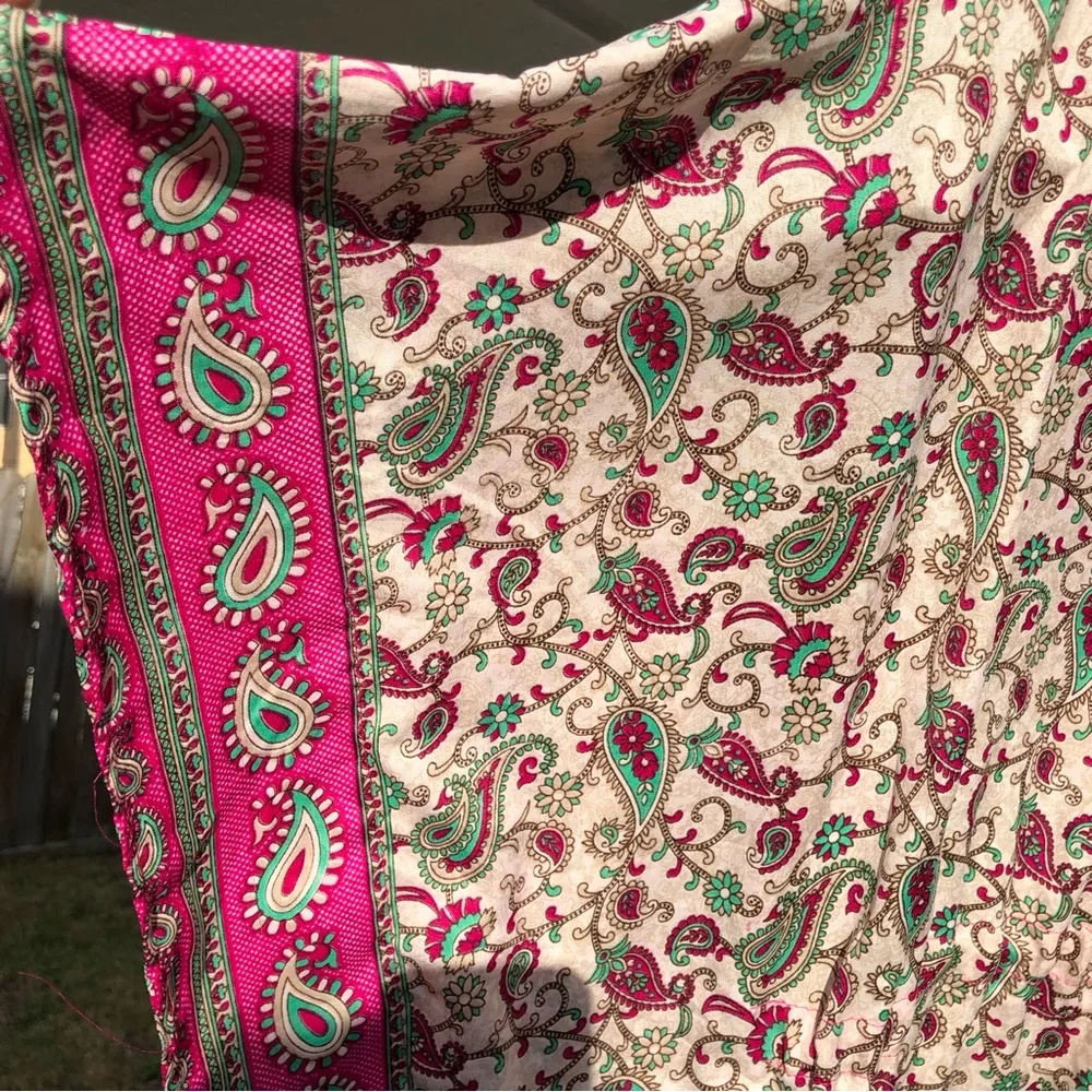 Ana & Kate Paisley Swim Coverup, One Size Pink Size undefined - Image 6