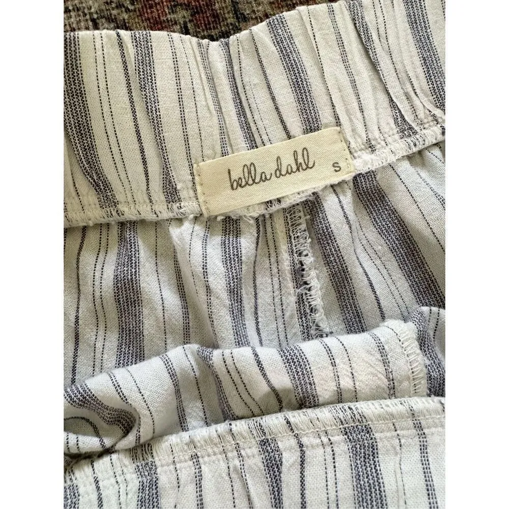 Bella Dahl Linen Blend Stripe Drawstring Shorts - Image 3