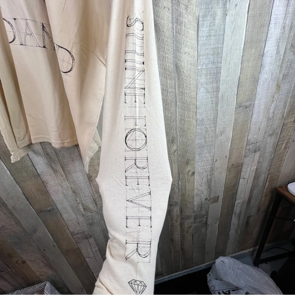 Diamond Supply Company Small Long Sleeve Crewneck Shine Forever Diamond … - Image 5