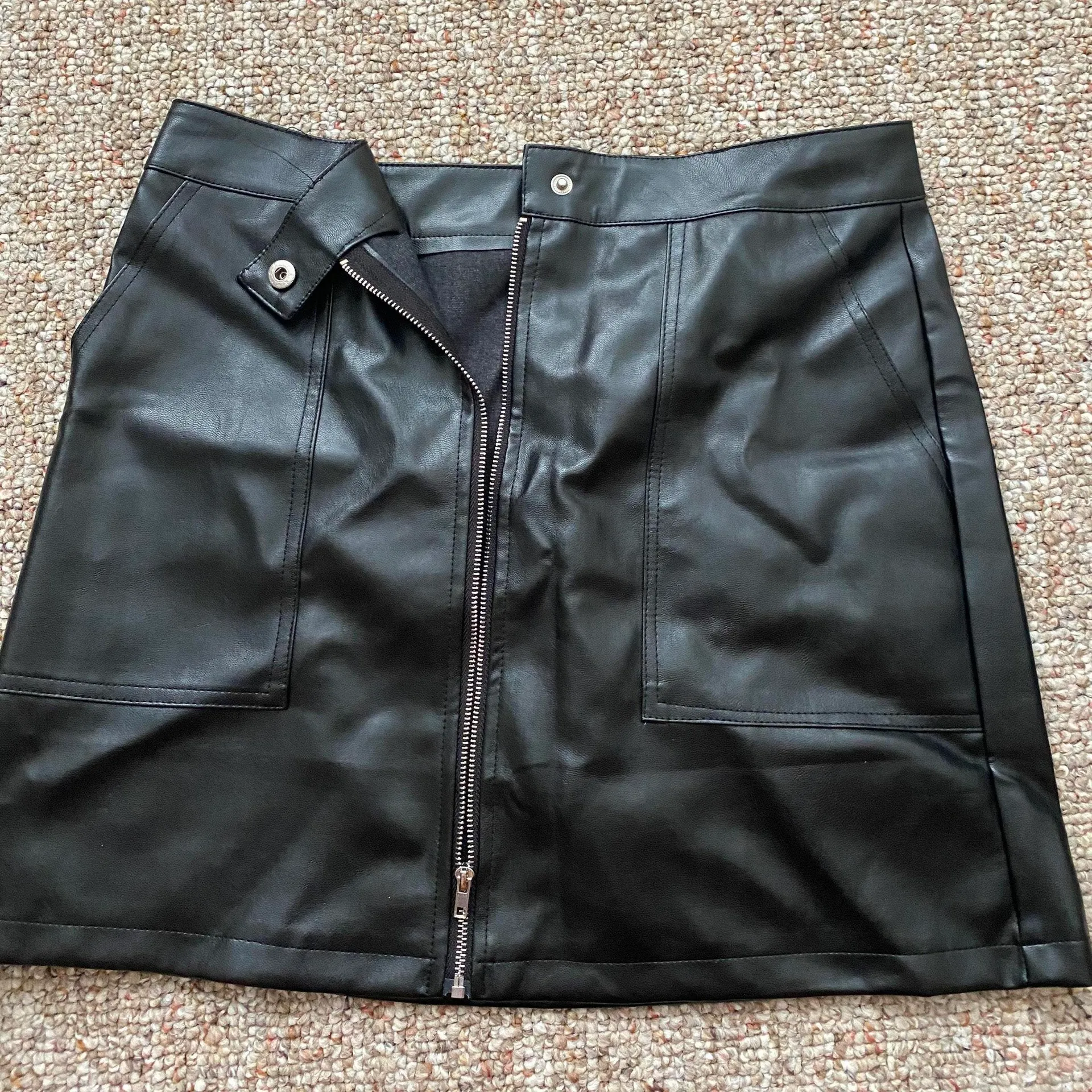 Princess Polly Leather Mini Skirt - Image 2