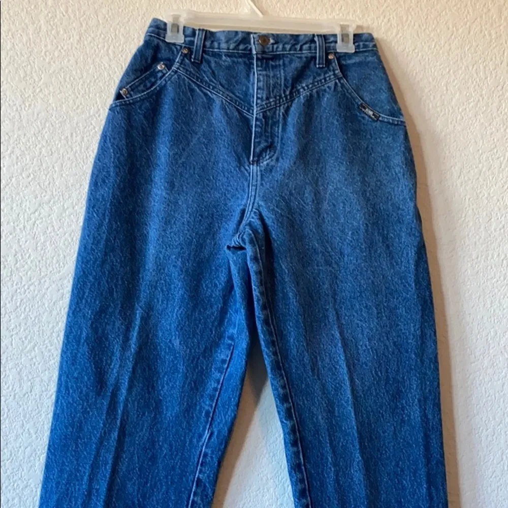 Vintage Ozark high waisted mom straight leg jean balloon leg Size 12 - Image 3