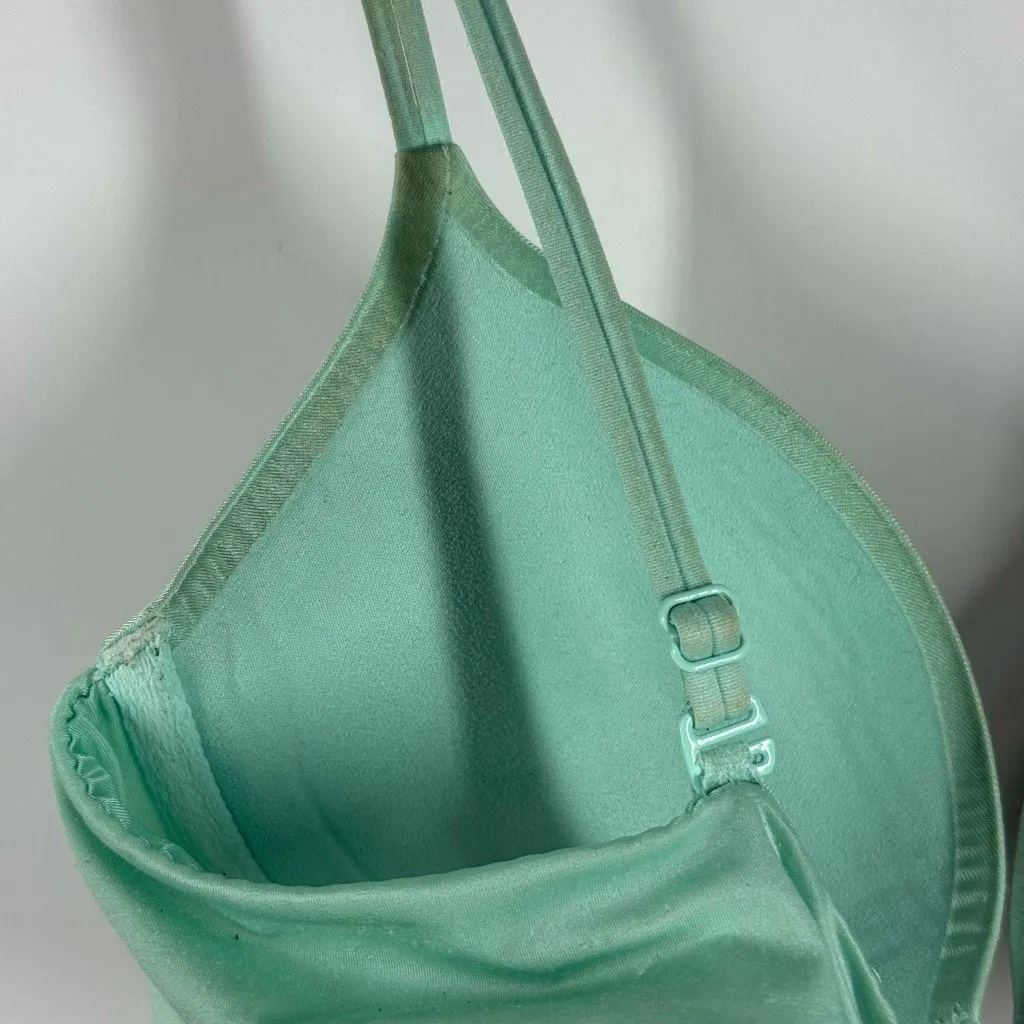 Victoria Secret very sexy mint green jewel trimmed push up bra size 34B - Image 6