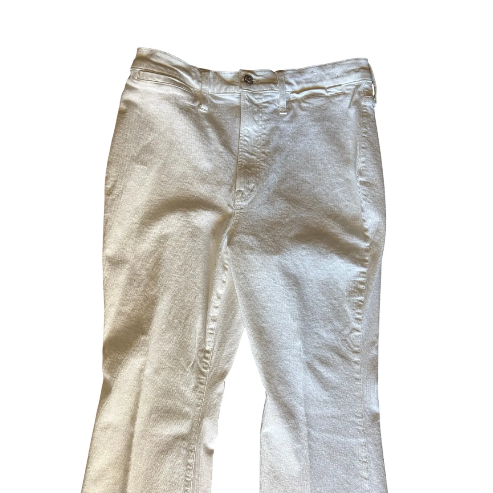 Madewell The Perfect Vintage Flare Jeans, white, women’s size 31 - Image 3