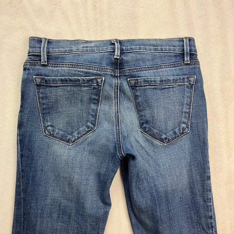 Ann Taylor LOFT Relaxed Skinny Jeans Womens 24P Blue‎ Denim Cotton Blend - Image 10