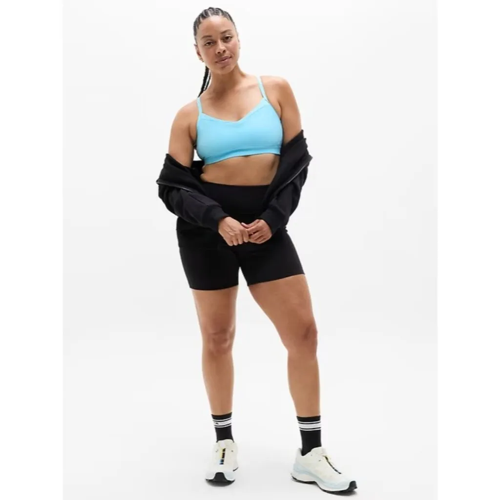 New Athleta M Vital Bra Aqua Blue Medium Cup A-C - Image 6