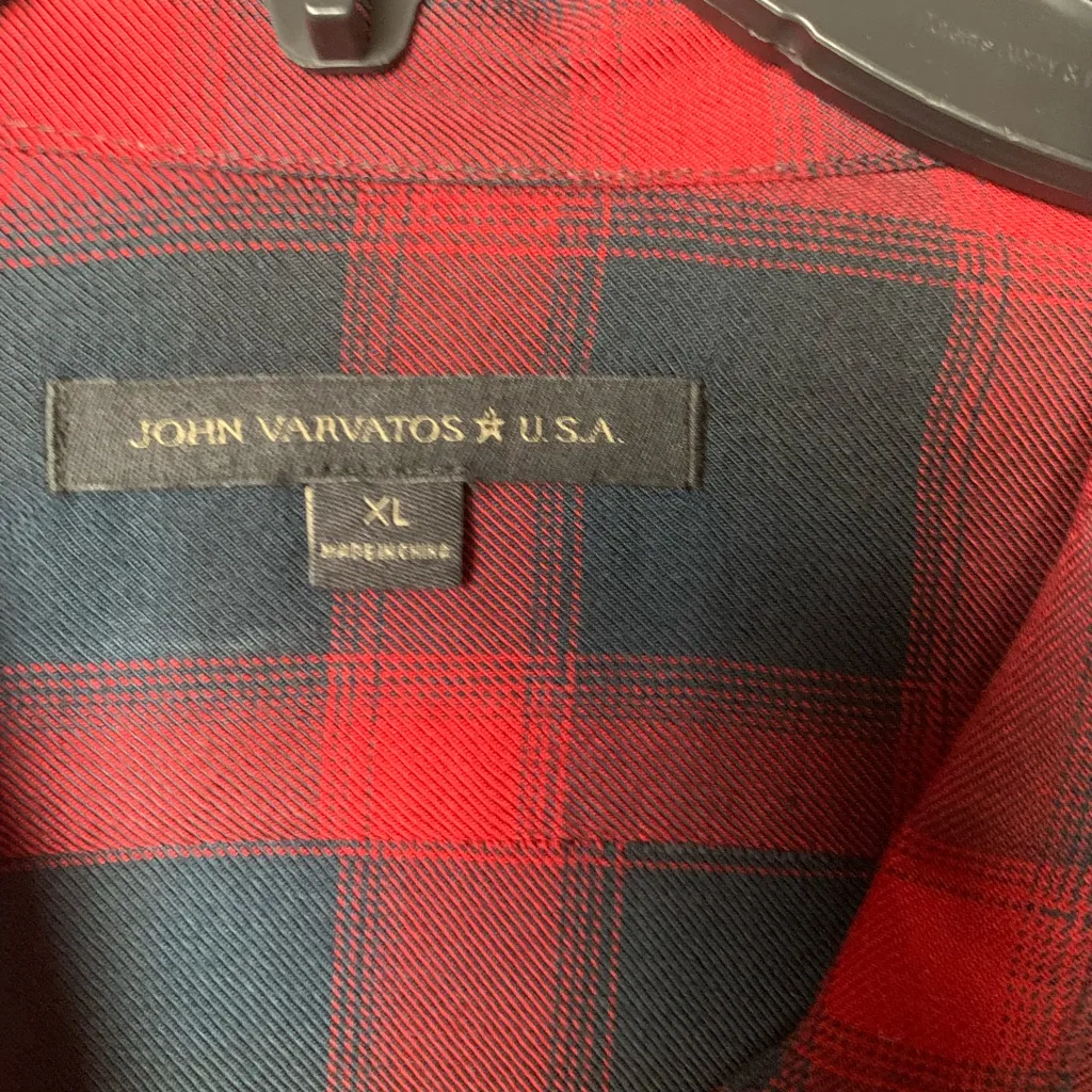 John Varvatos Women Size XL long sleeve‎ button down Shirt Dress Black - Image 3