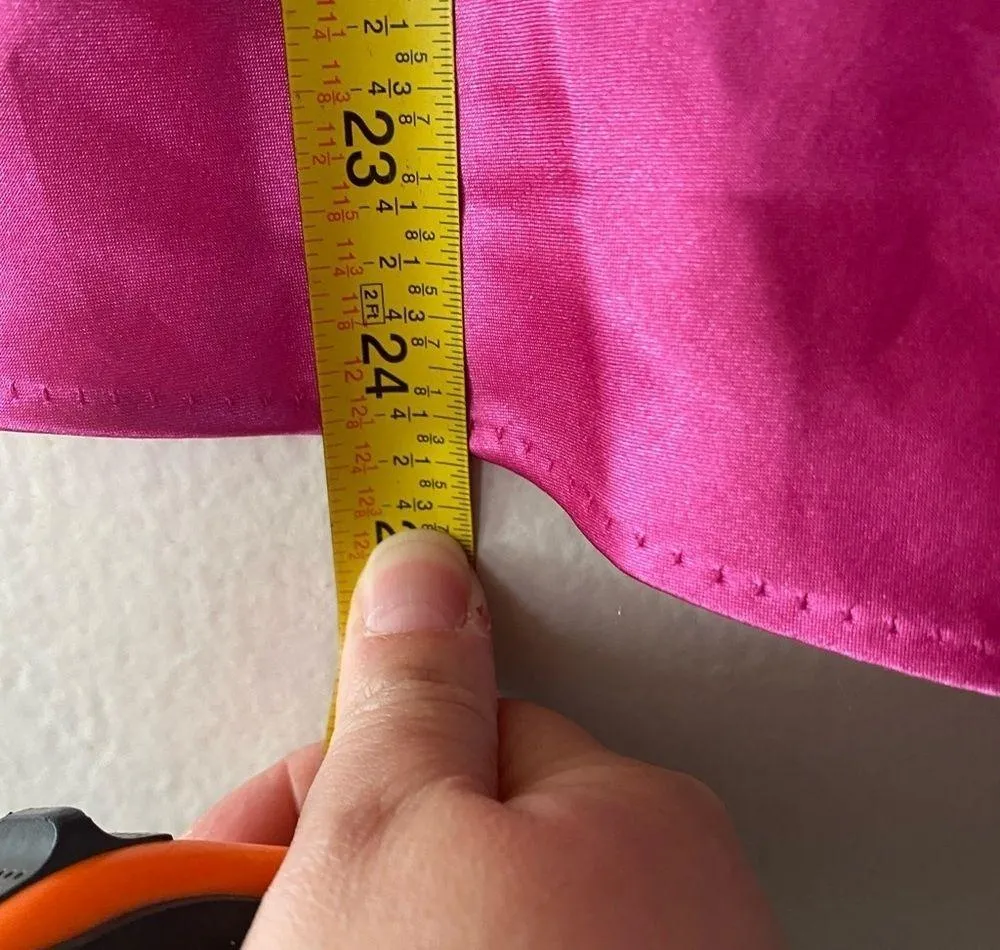 Vintage 80s Night Magic Malibu Pink Silky Lingerie Camisole Tank Top Size Medium - Image 5