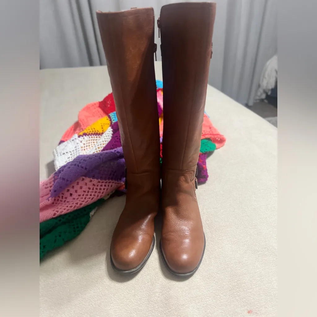 Naturalizer Tan Over the Knee Boots - Image 2