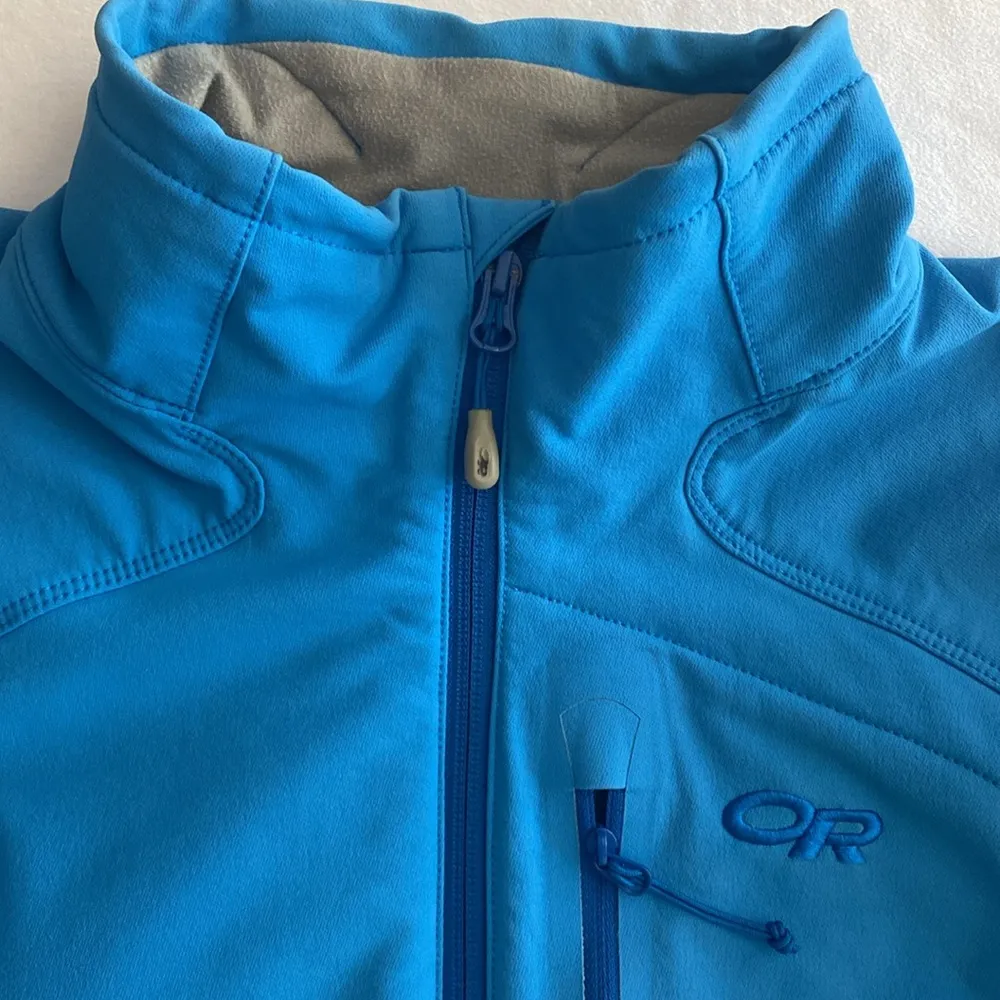 OUTDOOR RESEARCH Soft Shell Windbreaker Jacket Size L - Image 13