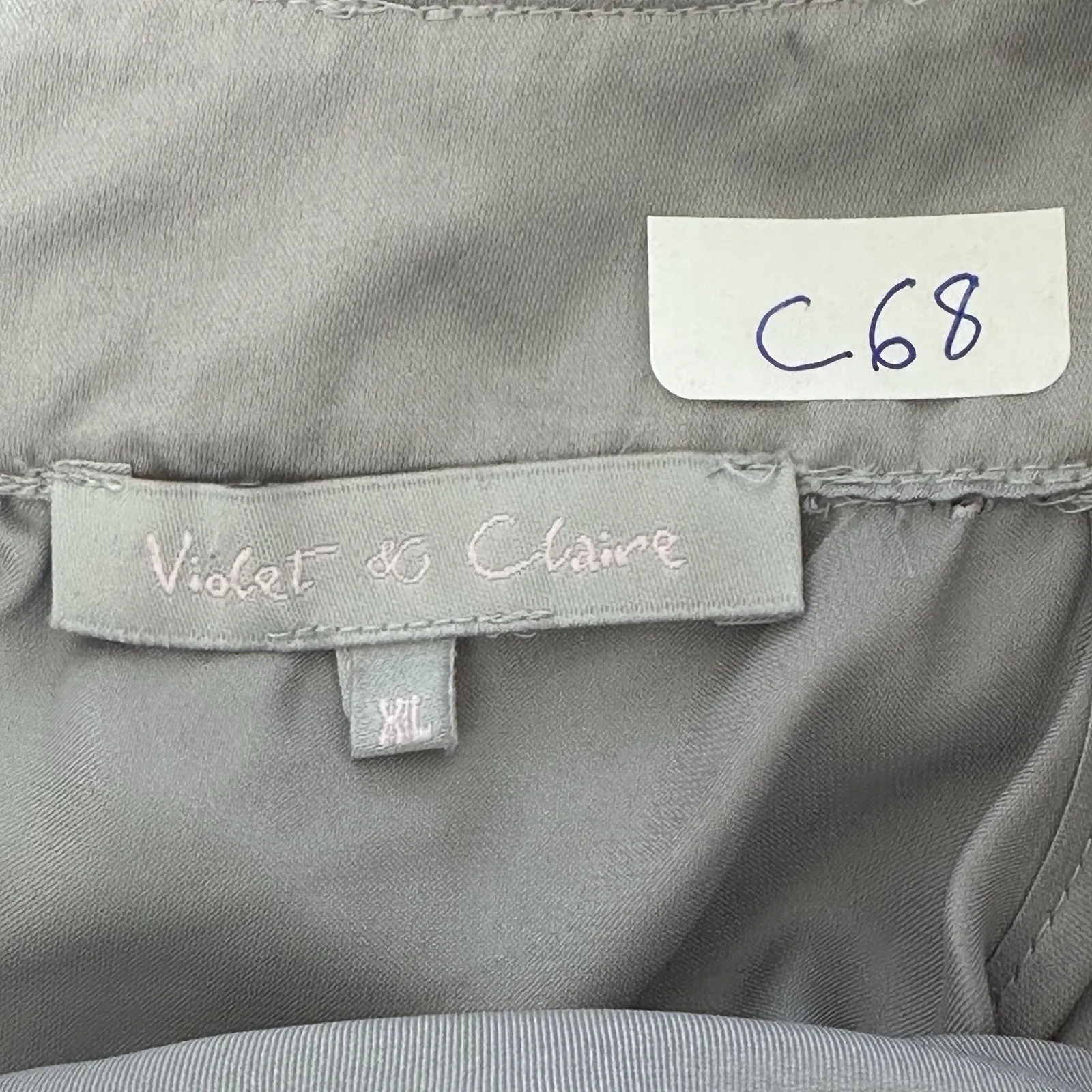 Violet & Claire Gray Halter Top - Image 7