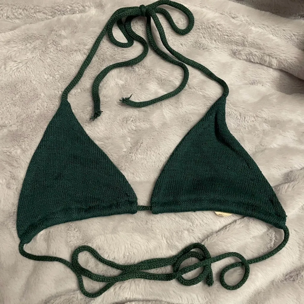 Savannah Morrow - The Label | Knit Bikini Top - 50% Silk - 50% Org.Cotton | $198 - Image 8