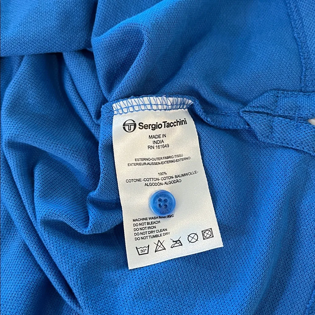 Sergio Tacchini RINASCITA dress Size. Medium Blue - Image 7