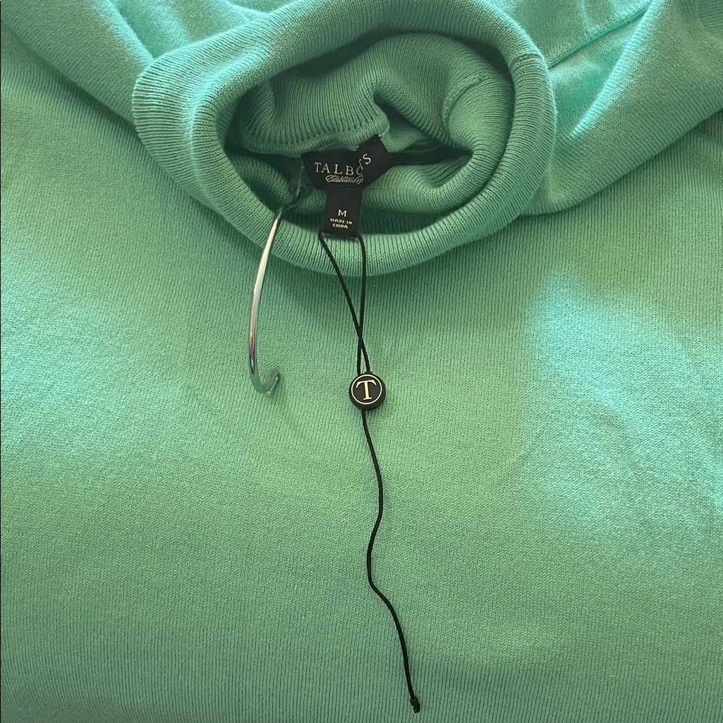 Talbots Mint Green Turtleneck Sweater - Image 5