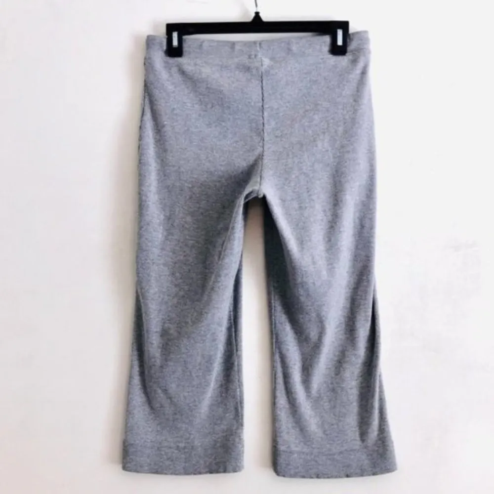 champion Pant M Cropped Lounge Gray Drawstring Ribbed - Image 5