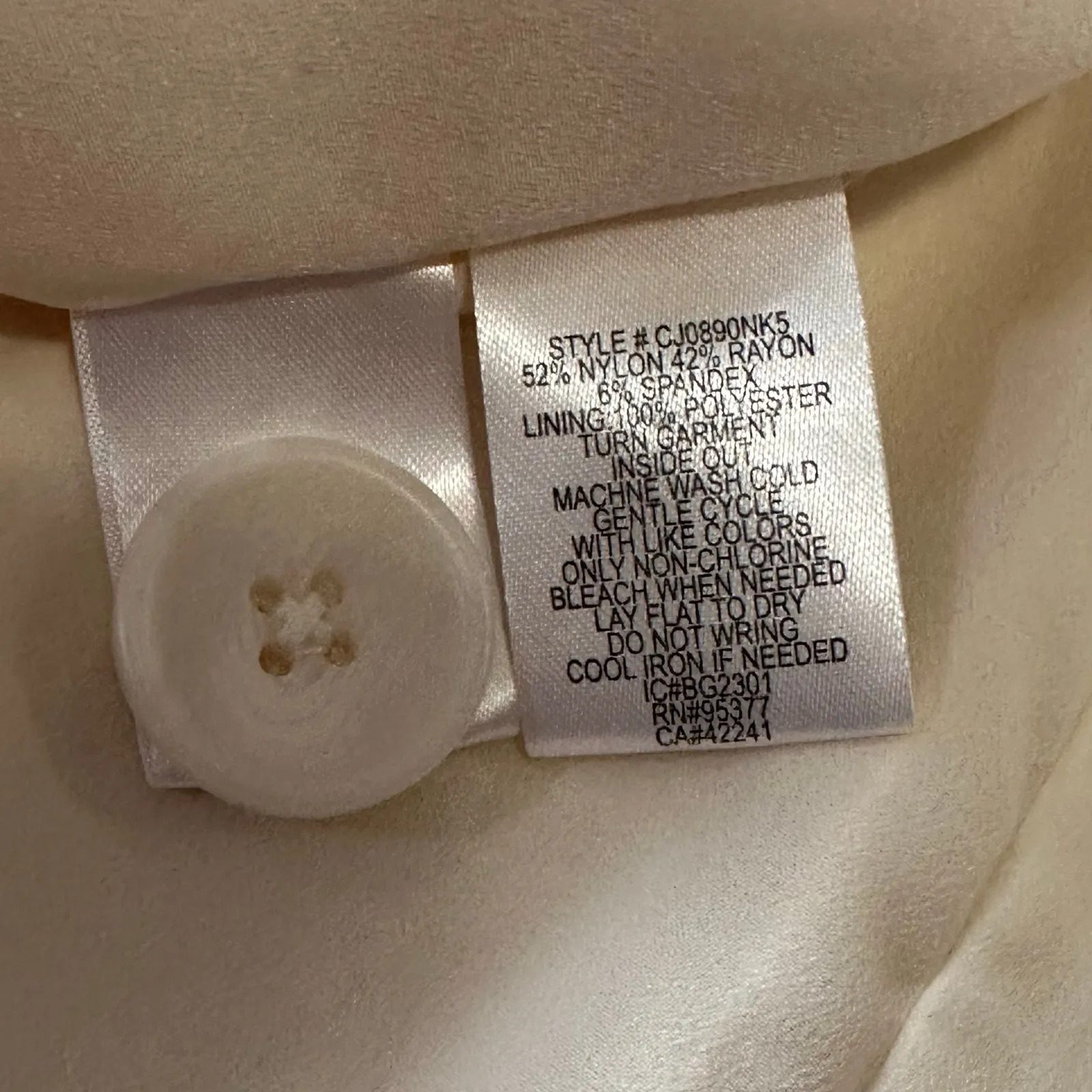 Sanctuary Mid City Blazer Long Jacket Womens XS Cream Single Button Career Chic - Image 9