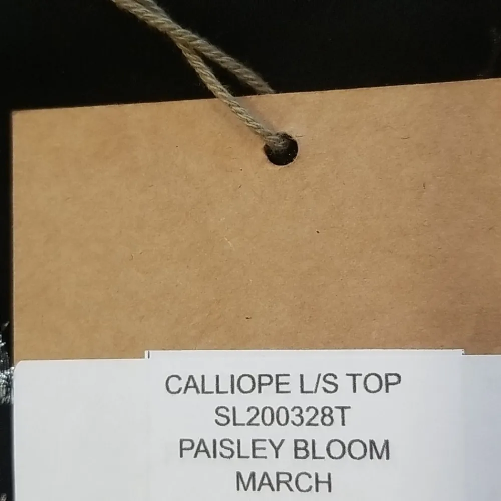 💕STEVIE MAY💕 Calliope Top ~ Paisley Bloom Black - Image 11