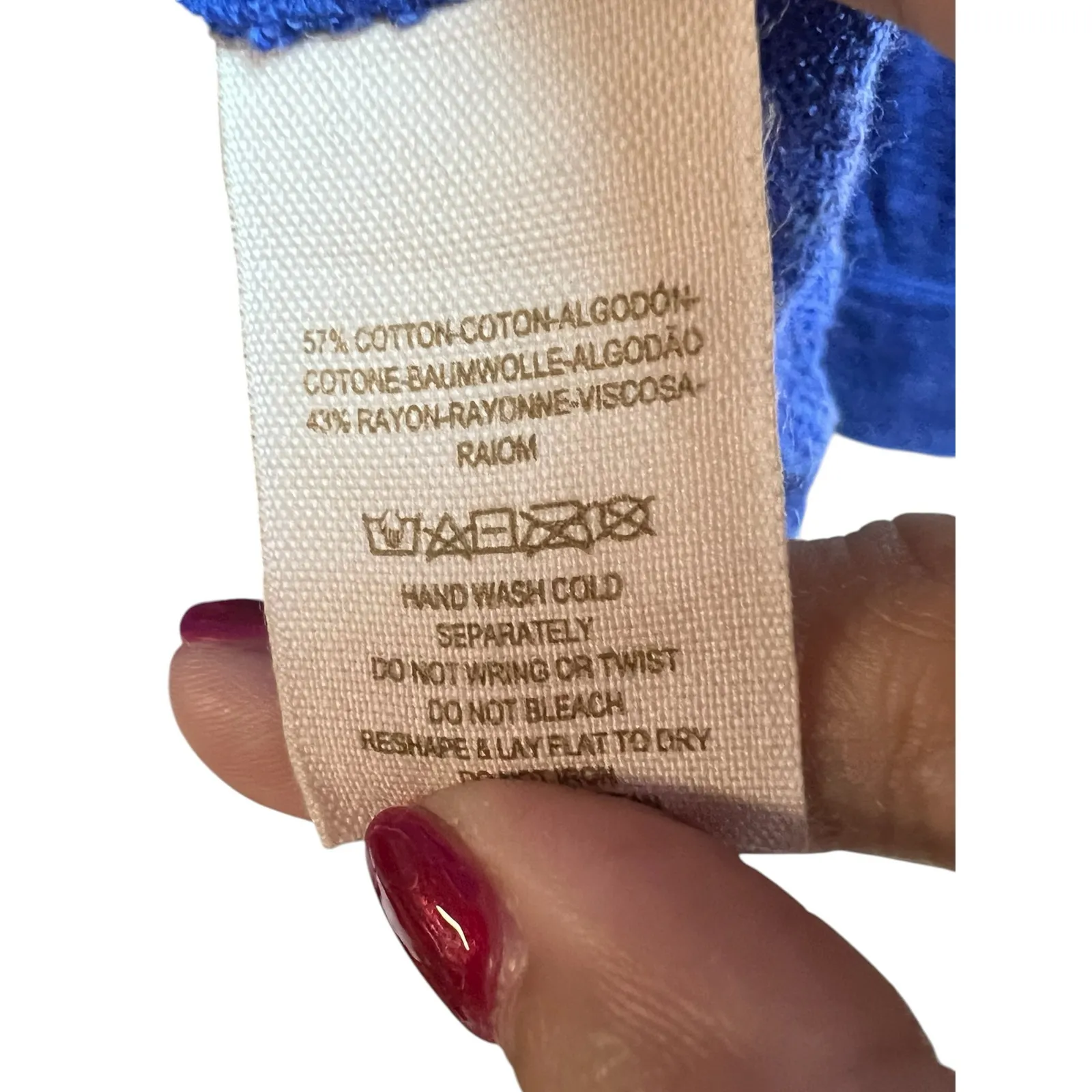 Free People Beach Coverup Medium Blue Tunic Semi Sheer Button Up - Image 8