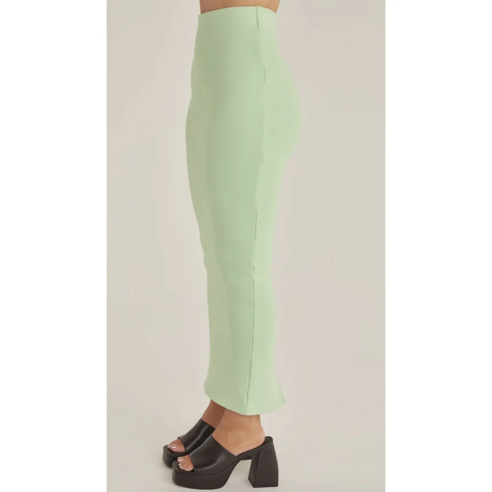 Riley Hubatka X Peppermayo Mementos Maxi Skirt in Sage, Size 8​​​​​​​​​ Green - Image 2