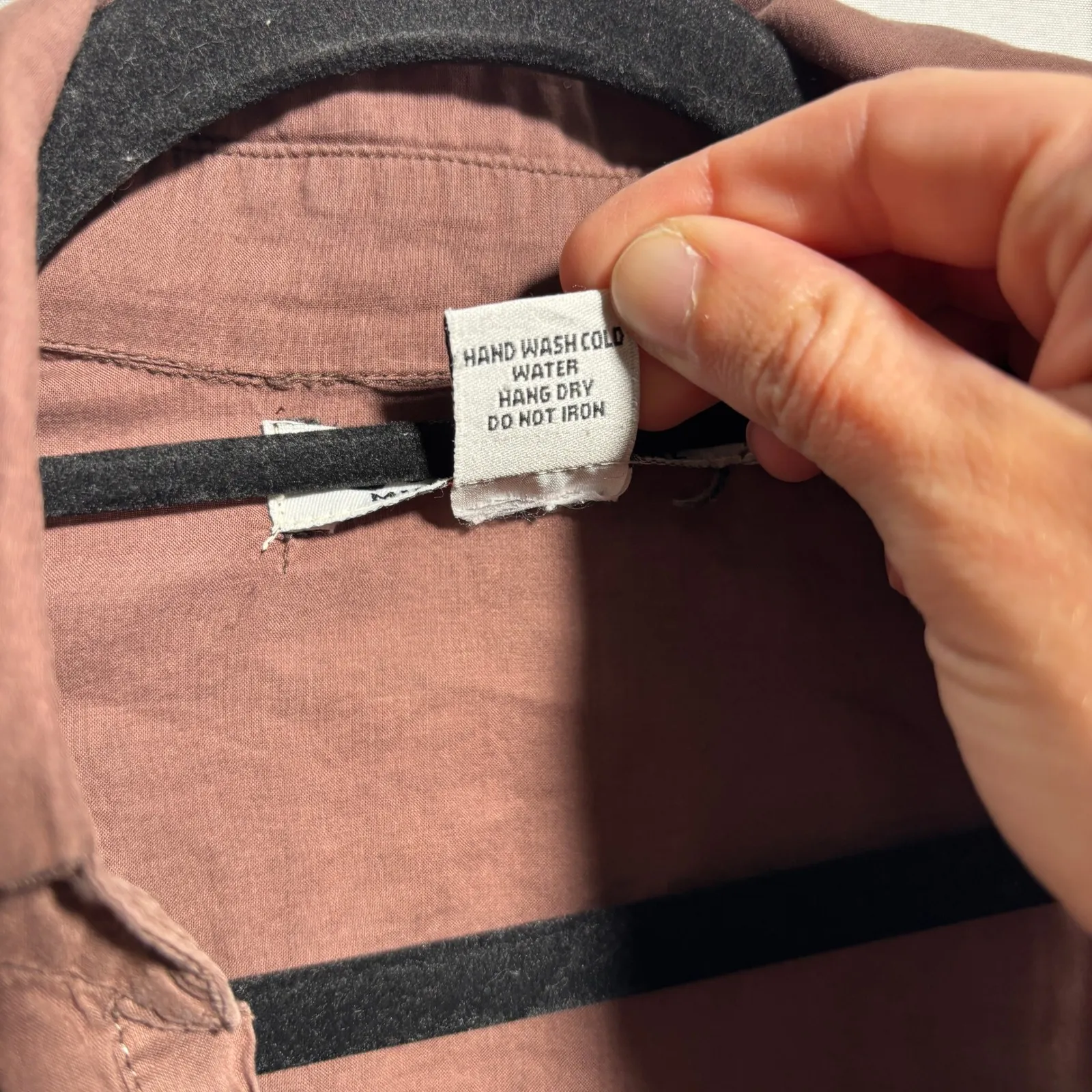 VTG Y2K Brown Long Sleeve Button Up Top Pink Lace Beaded Fairy Boho S Embroidery - Image 7