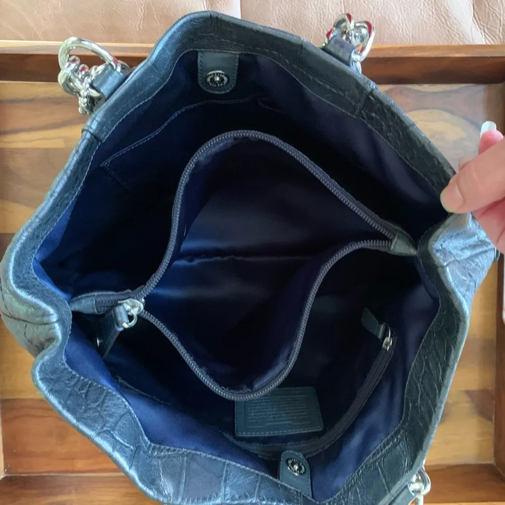 Coach  Gray Handbag - Image 5