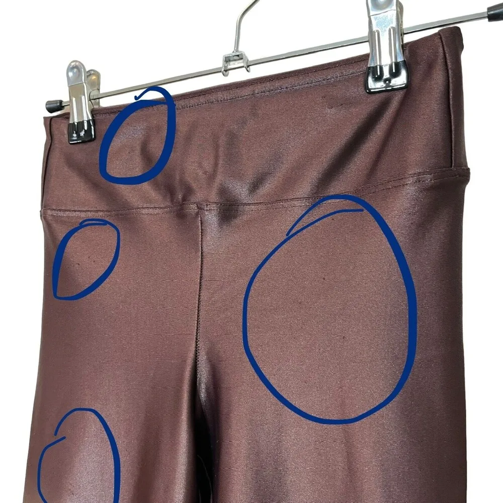 Koral Lustrous High Rise Legging Bordeaux Yoga Exercise Workout Gym Size XS - Image 11