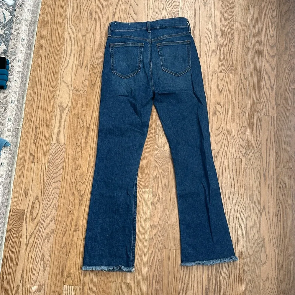 LOFT High Rise Flare Crop Jeans - Image 5