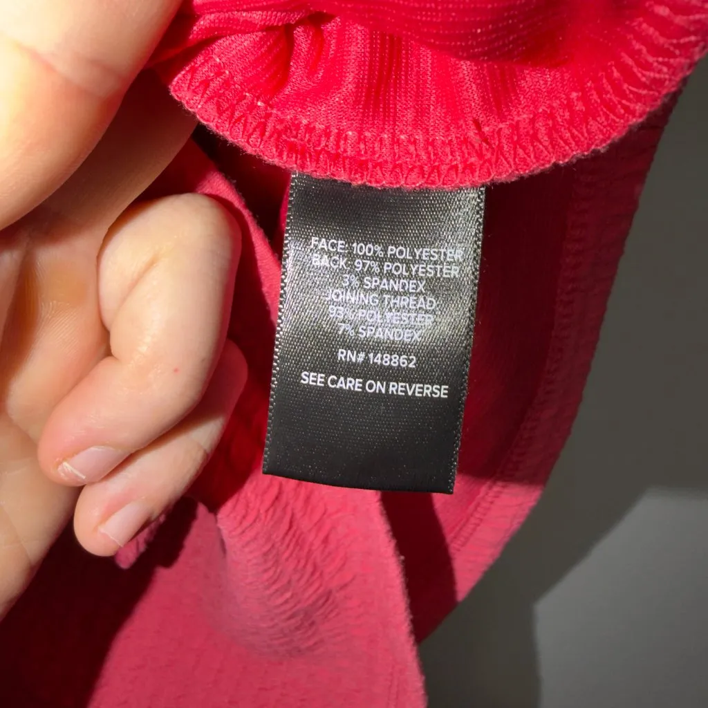 Torrid Foxy Crop Tank Size 1X 14/16 Pink Ribbed Stretch Sleeveless Top - Image 6