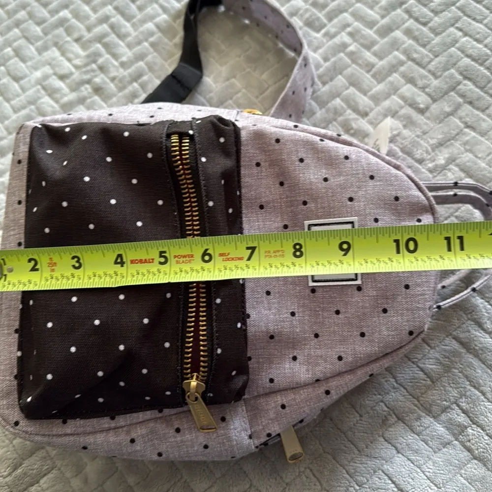 Backpack Herschel Nova Mini Polka Dot acrosshatch Grey/Black - Image 6