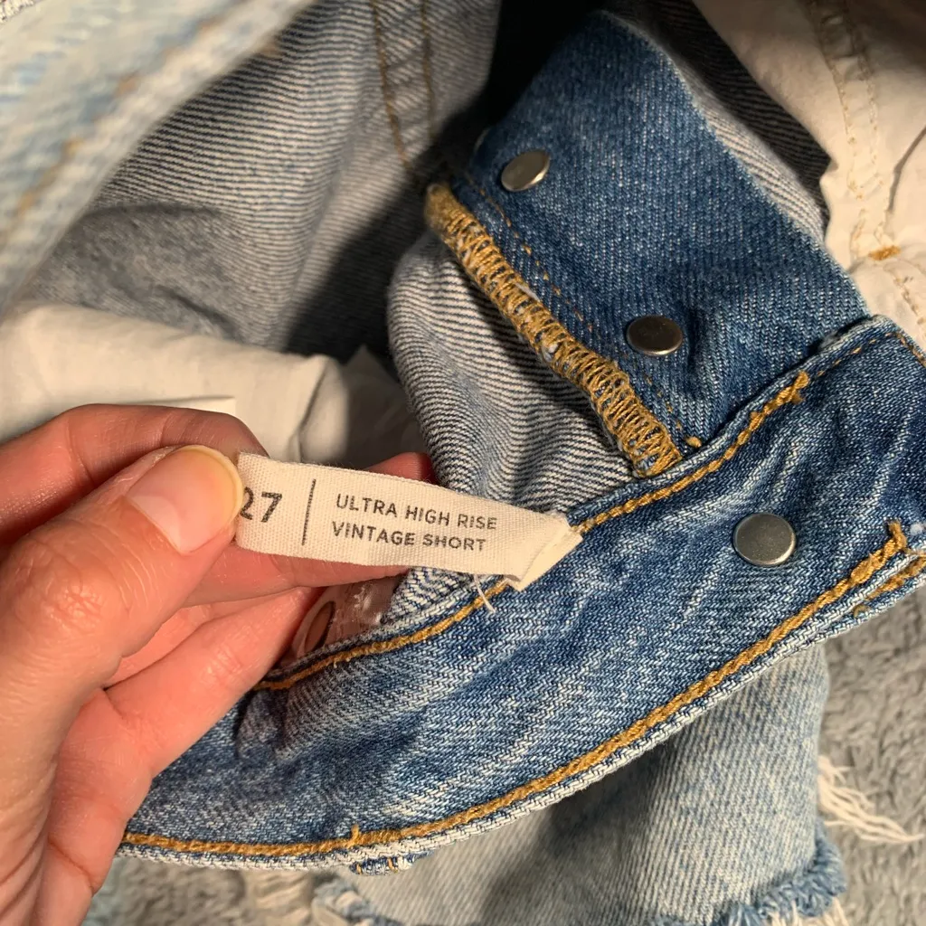 Pacsun ultra high rise vintage short 27 - Image 5